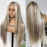 Blonde Balayage Highlights Glueless 4x4 Lace Wig