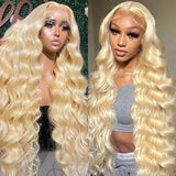 613 Honey Blonde HD Lace Wigs Body Wave Human Hair Wigs 