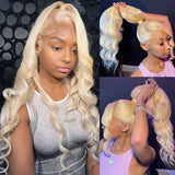 613 Blonde Wig 360 HD Lace Frontal Human Hair Wigs Body Wave