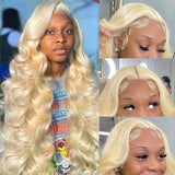 613 Blonde Hair 13x4 HD Lace Front Human Hair Wigs Body Wave