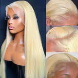 613 Honey Blonde Wig 13x4 HD Lace Front Human Hair Wigs Brazilian Straight Hair