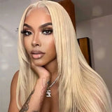 Layered 613 Light Blonde Wig HD Lace Front Human Hair Wigs Brazilian Hair